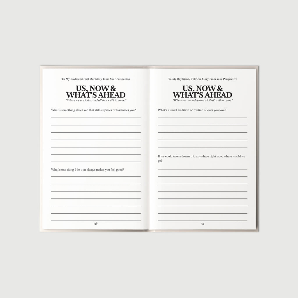 Couples Prompt Journal – Our Love Story