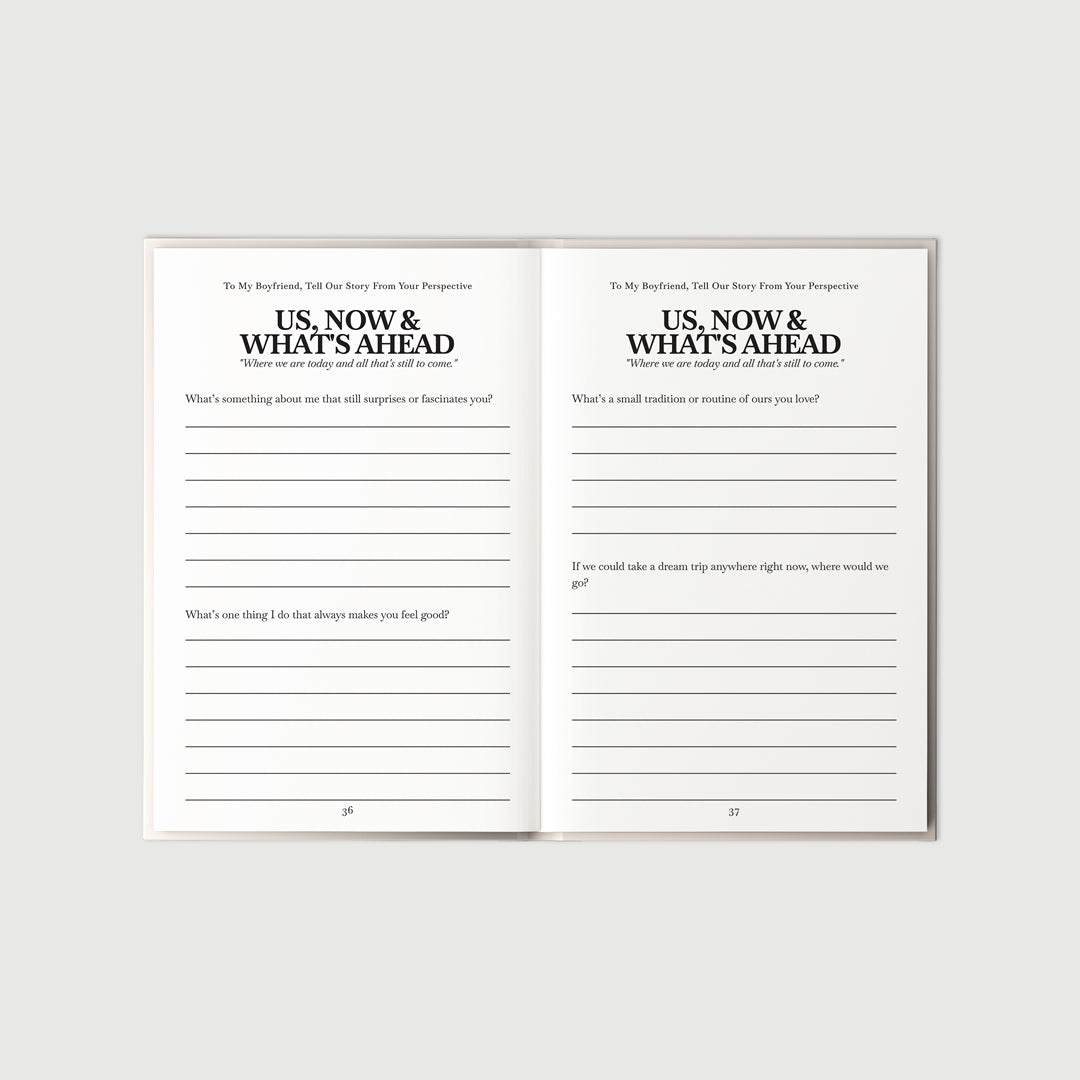 Couples Prompt Journal – Our Love Story