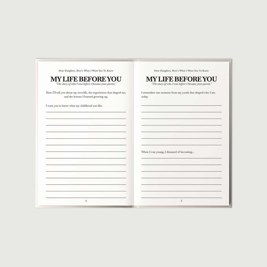 New Parents Prompt Journal – The Story of Your Baby