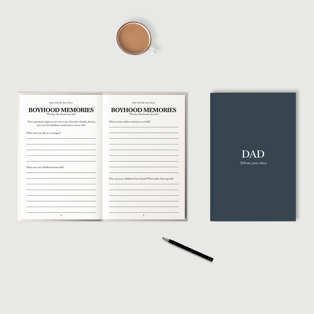 Dad Tell Me Your Story – Prompt Journal
