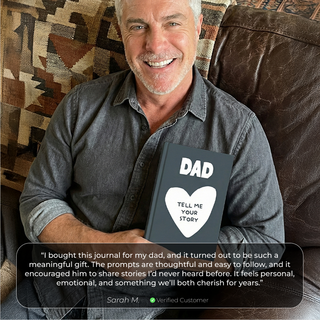 Dad Tell Me Your Story – Prompt Journal