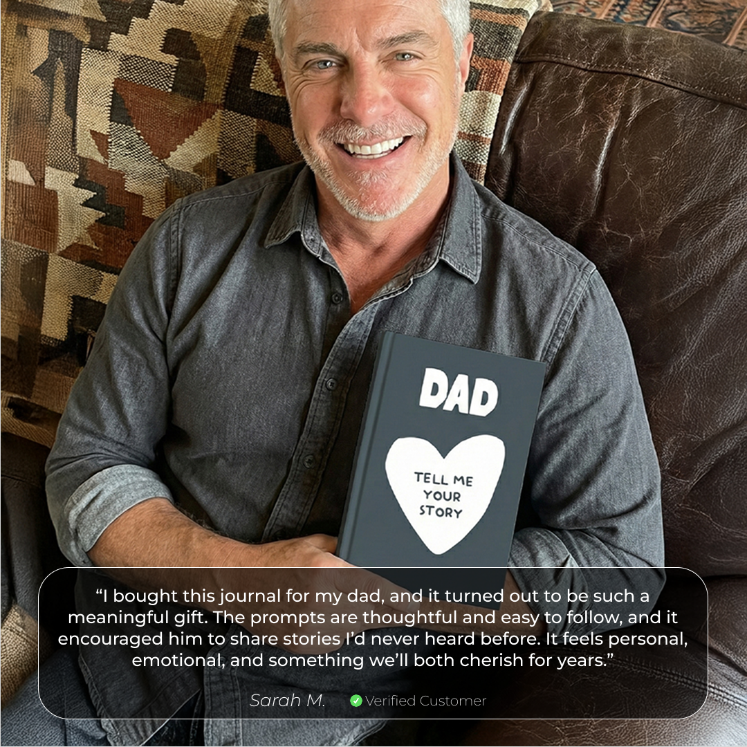 Dad Tell Me Your Story – Prompt Journal