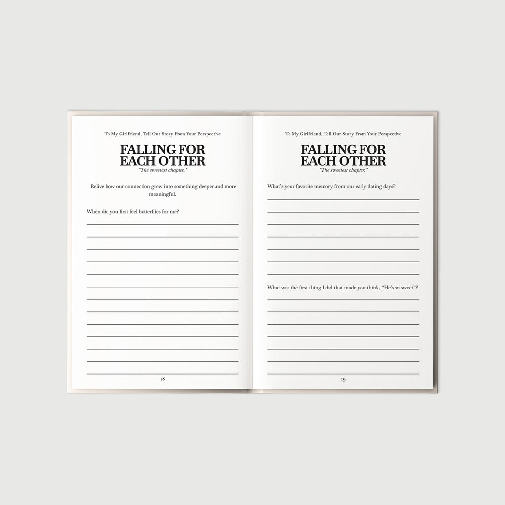 Couples Prompt Journal – Our Love Story