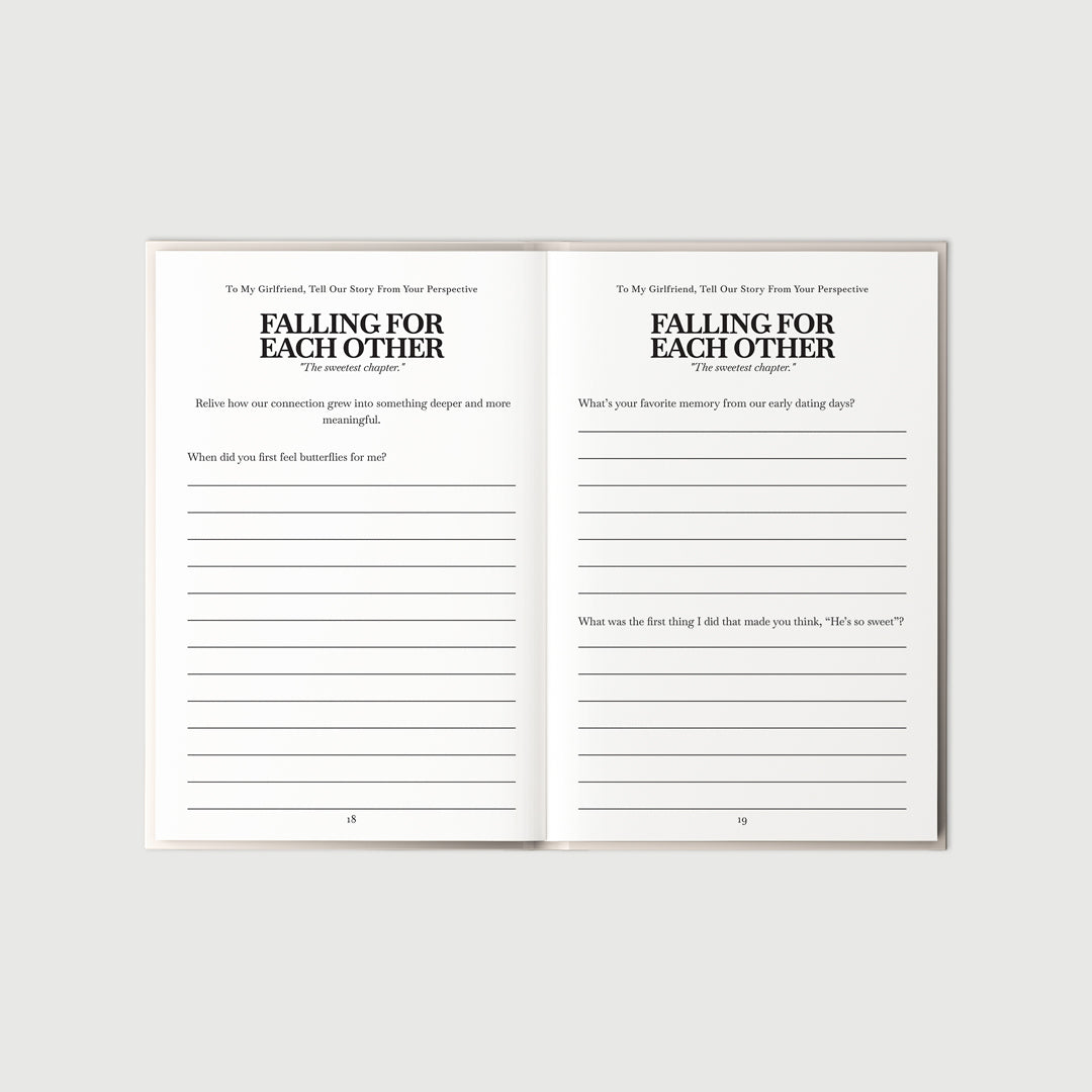 Couples Prompt Journal – Our Love Story