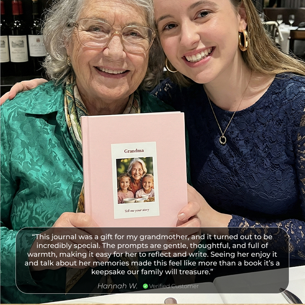 Grandmother Prompt Journal – Her Life, Her Words