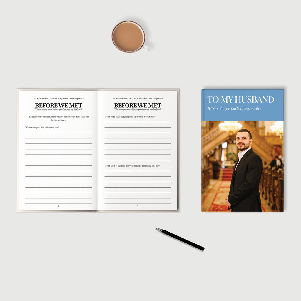 Husband Prompt Journal – Your Story Through His Eyes